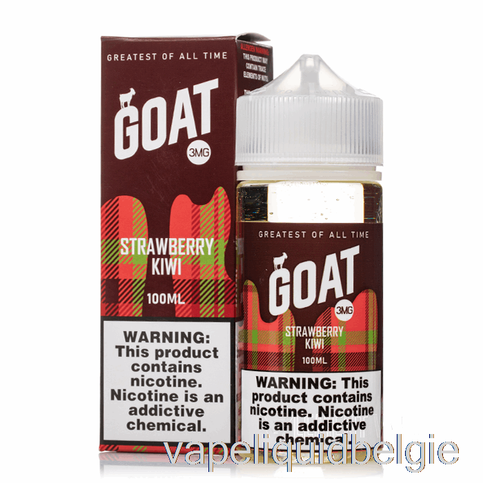 Vape Vloeistof Aardbei Kiwi - Geit E-vloeistof - 100ml 6mg